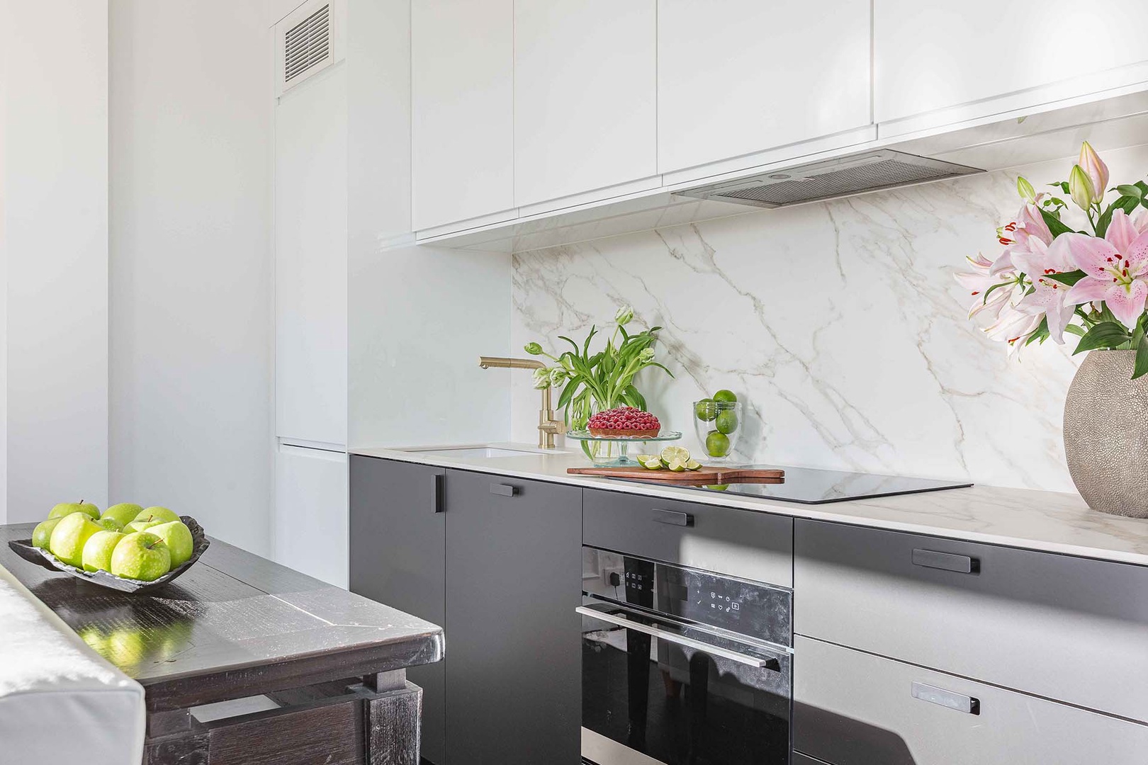 Kitchen is designed for cooking at home during your stay.