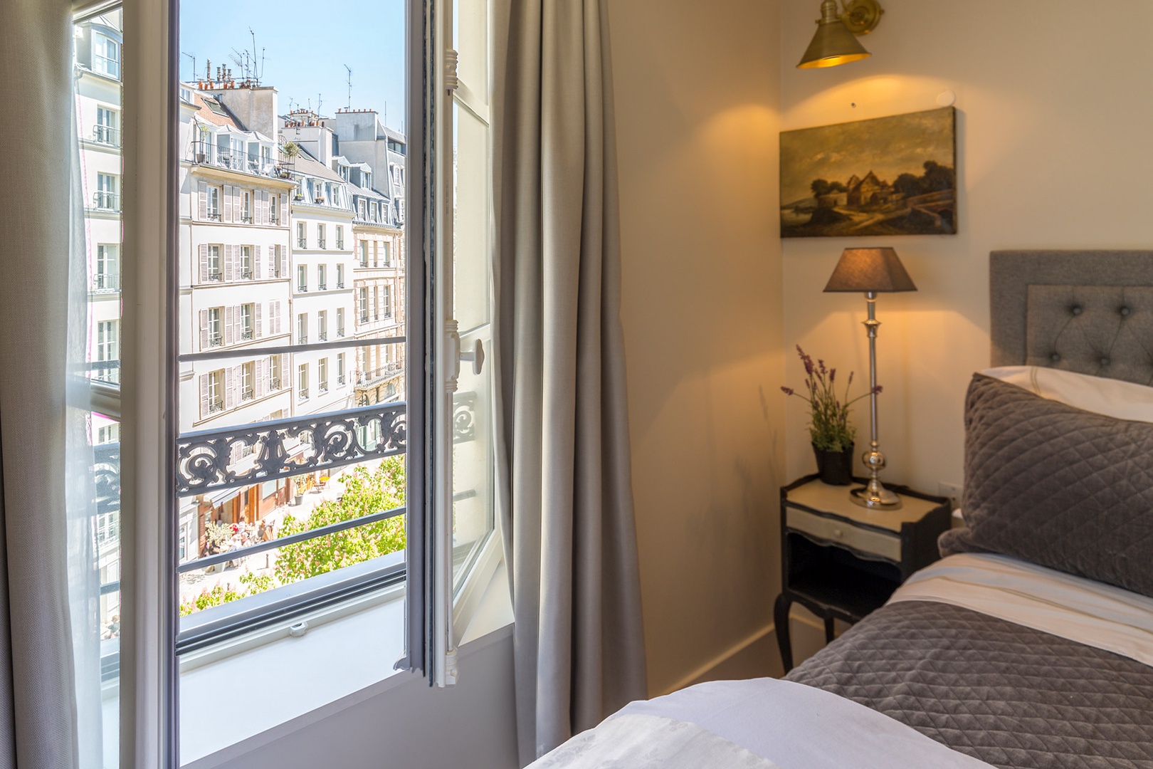 Wake up to the most stunning view over Place Dauphine.