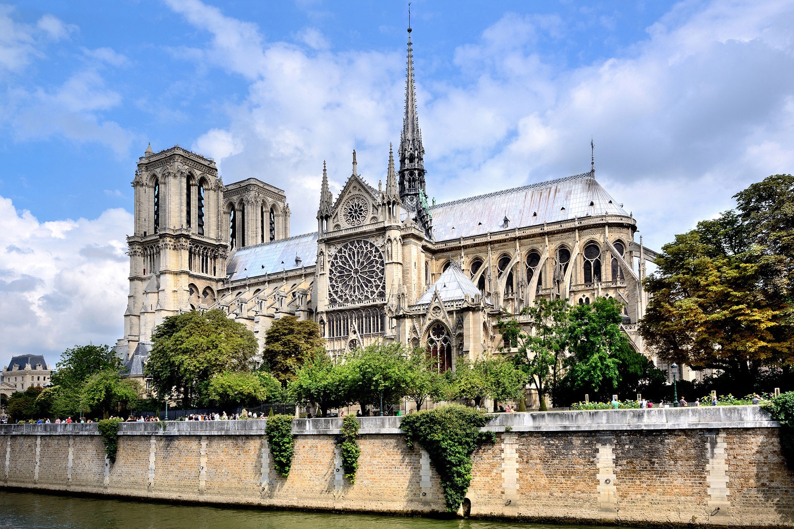 Take a walk to the stunning Notre-Dame Cathedral.