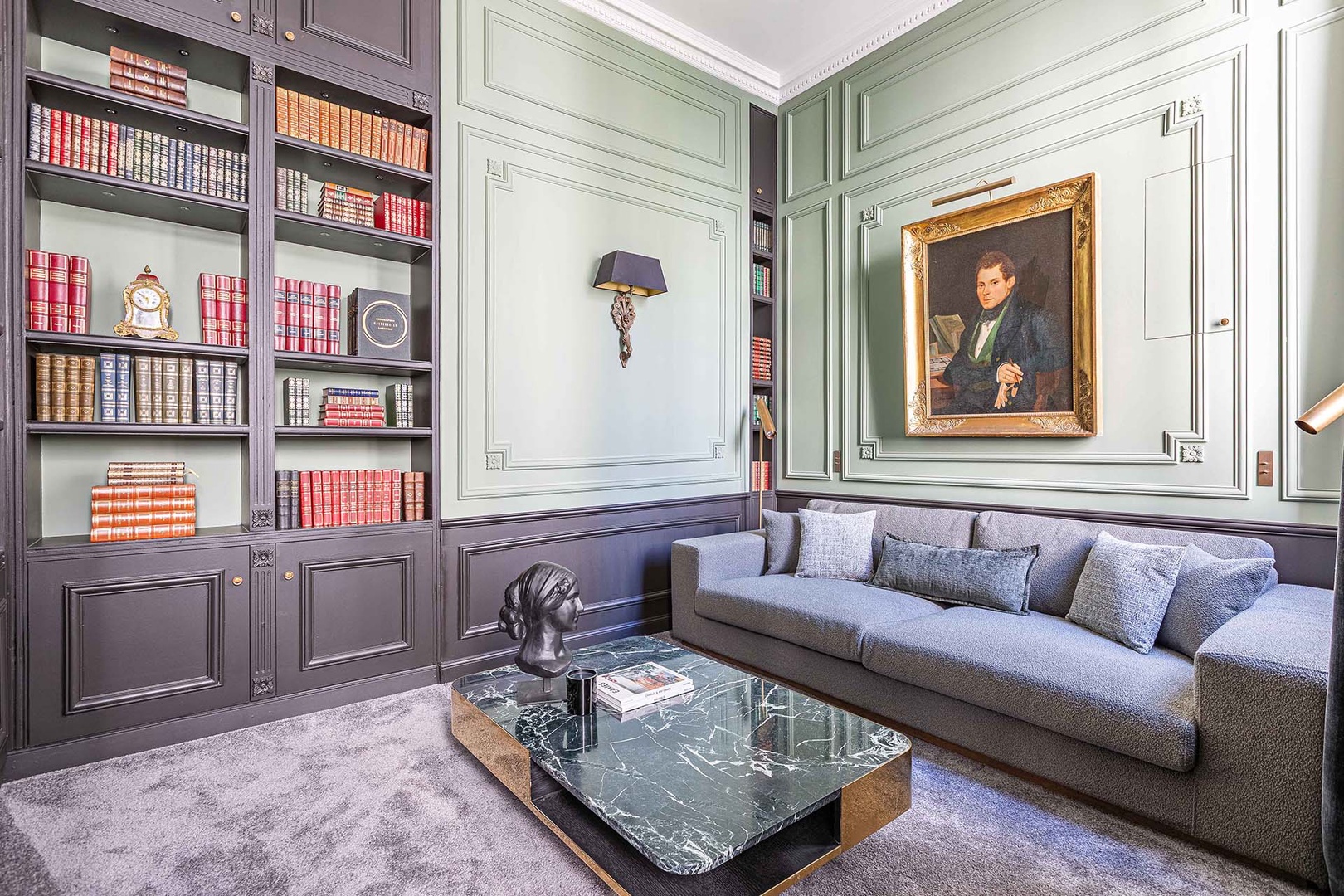 Every angle of this Parisian home is beautifully designed.