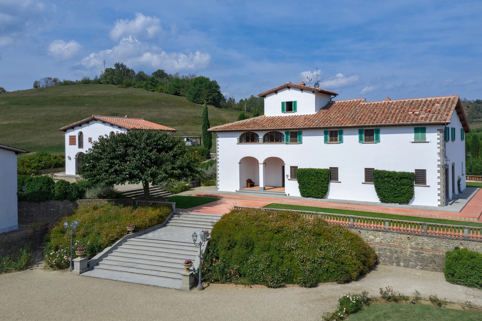 Villa Gabbiano is a beautiful, spacious estate that still manages to feel intimate.