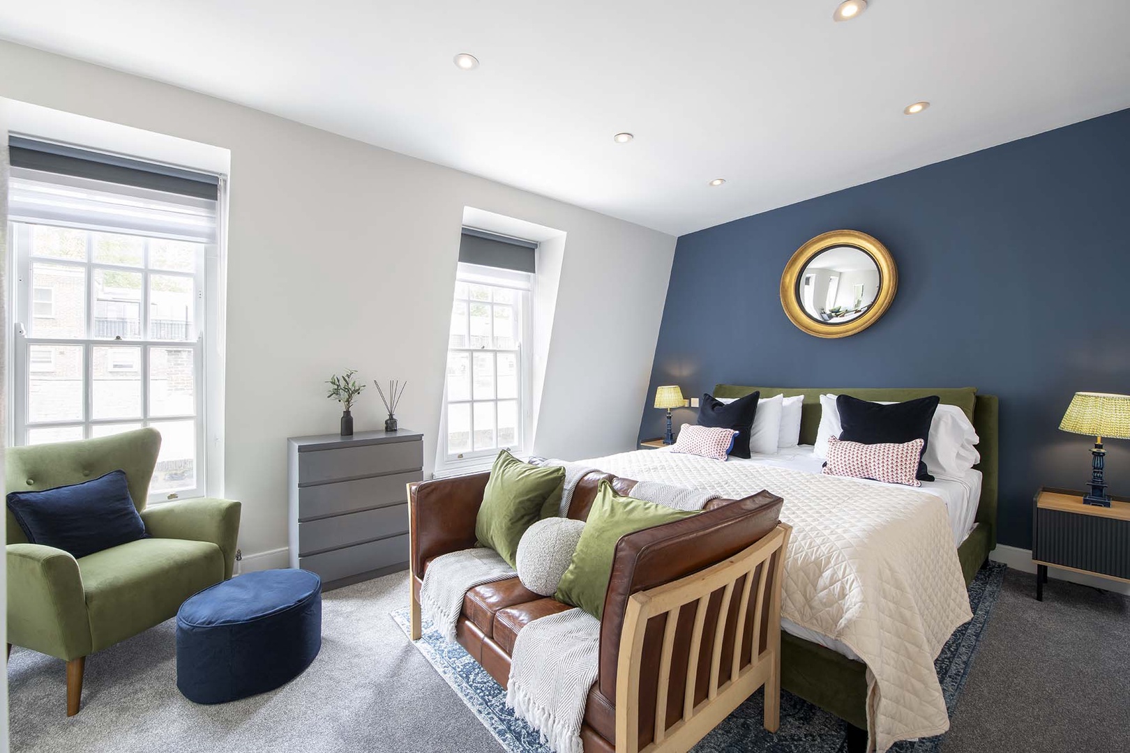 Spacious bedroom 1 with en suite bathroom.