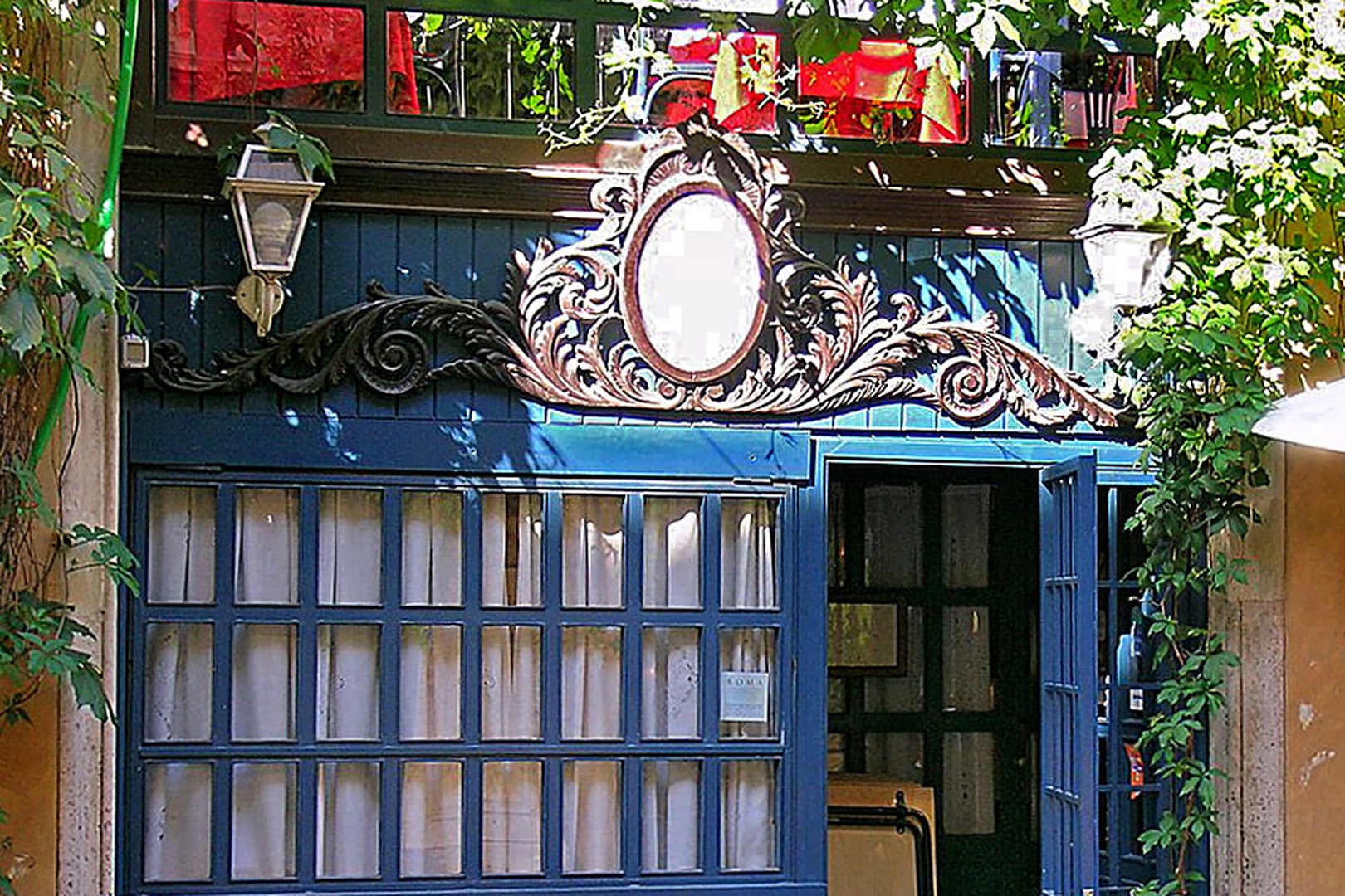 Dine indoors or out on Via Margutta, just a few steps away; famous for its beauty and antique shops.