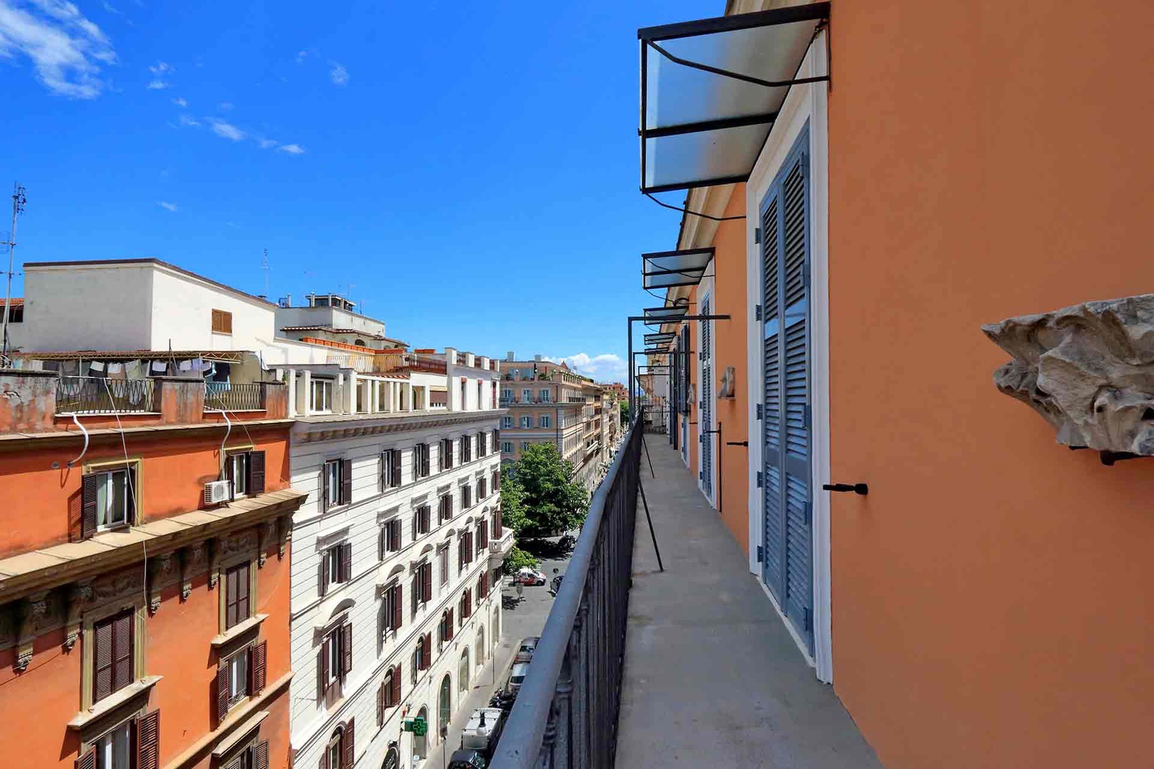 Take in classic Roman views during your stay.