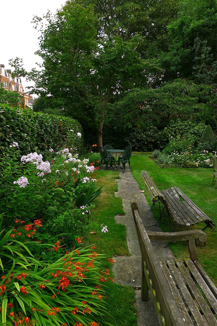 Relax in comfort amidst the flowers