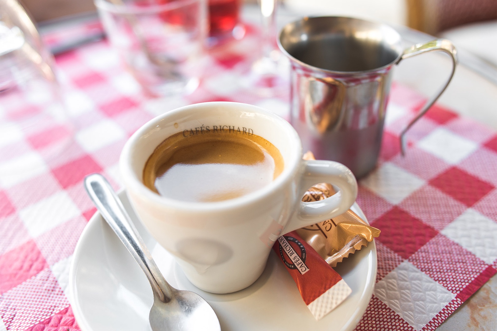 Sip an espresso at one of the local cafes.