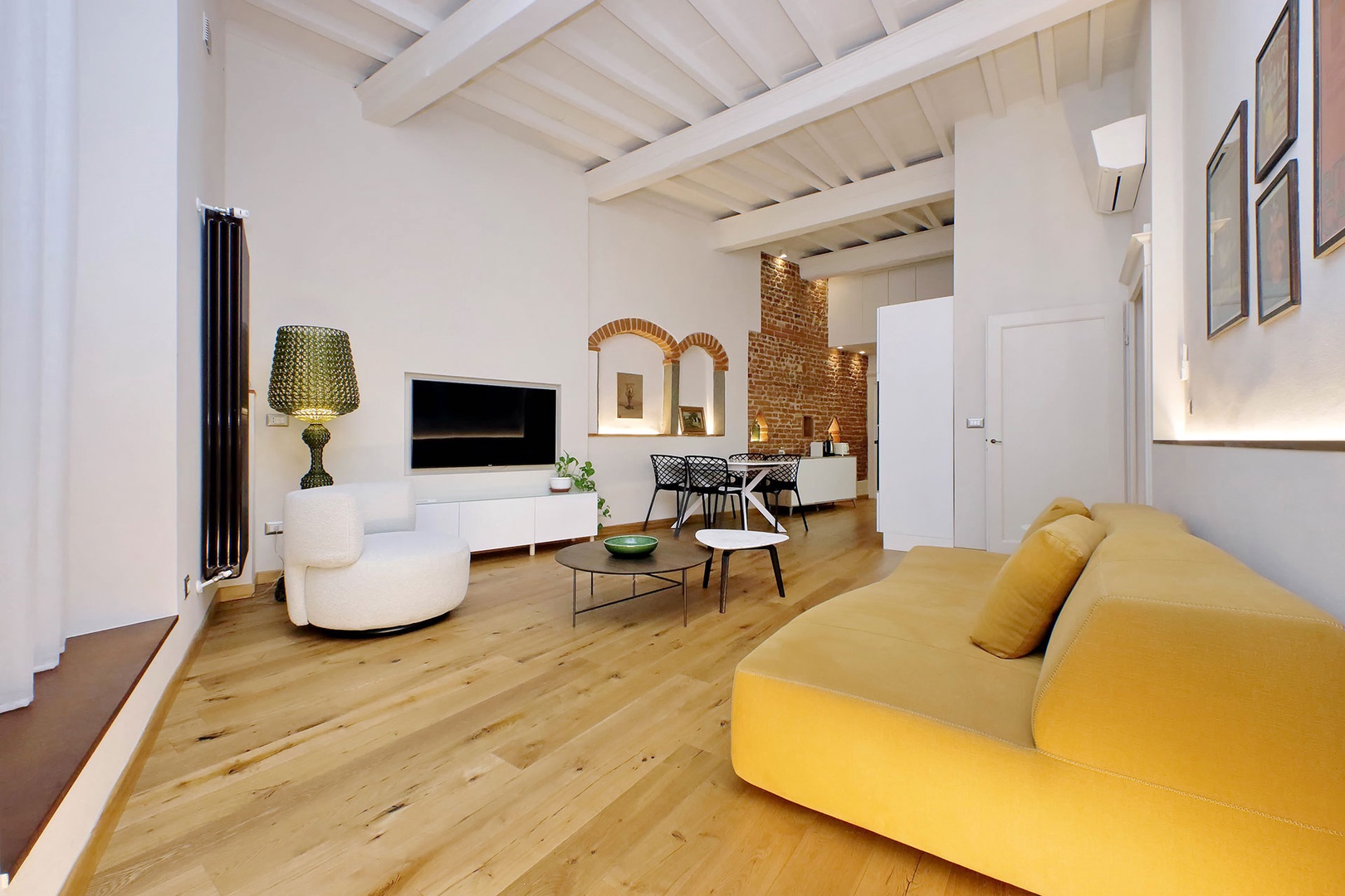 Spacious living area perfect for gathering together.