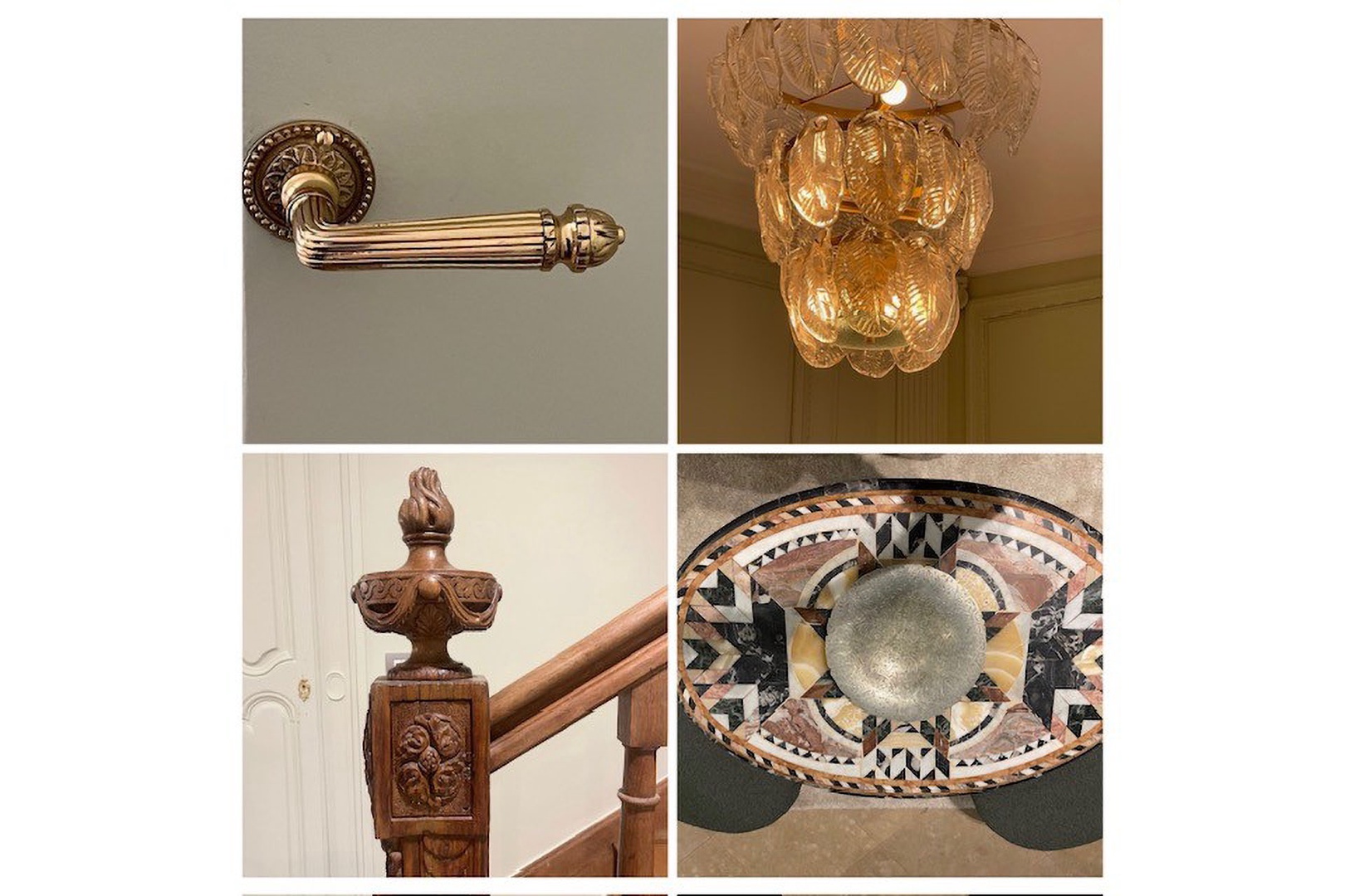 Unique details are accented throughout the home.