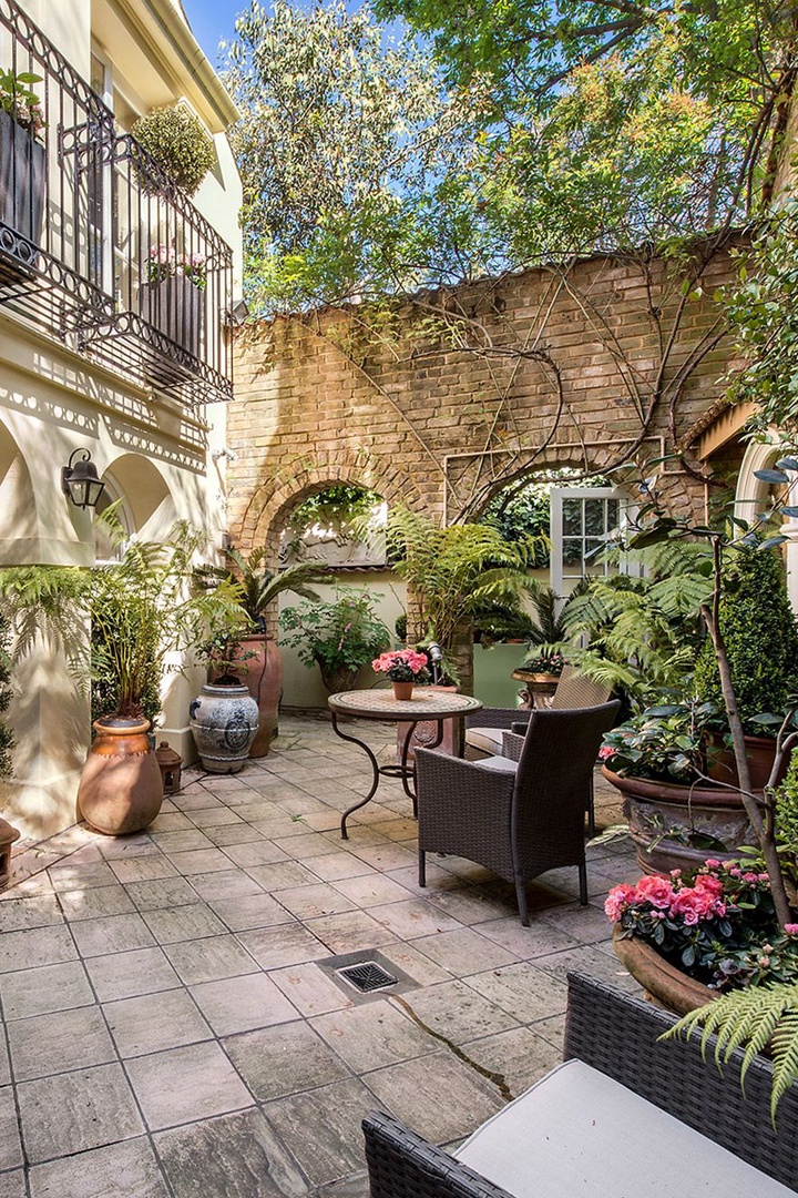 Lovely large patio is perfect for dining al fresco