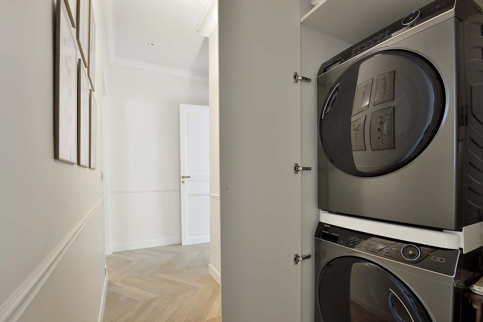 Separate washer and dryer.