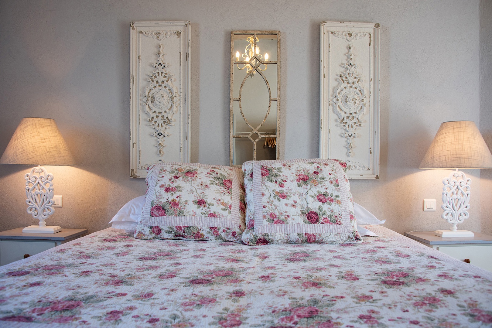 Provence country style in all the bedrooms.