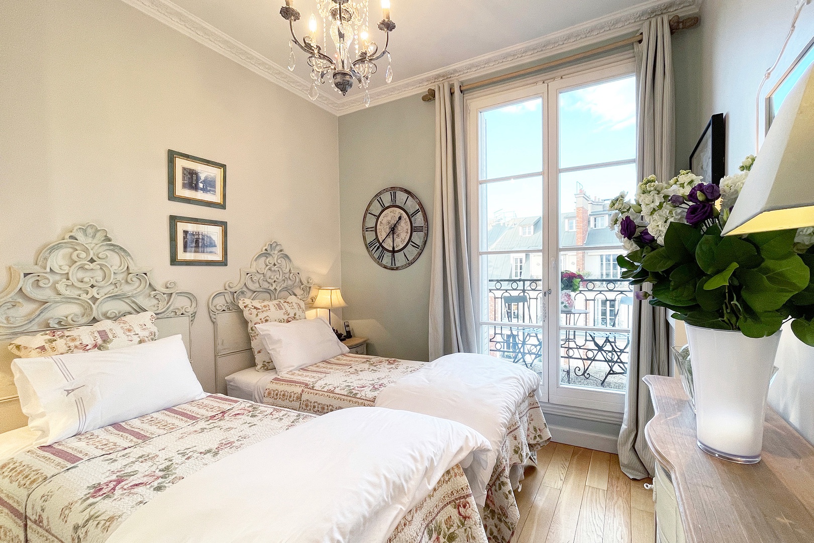 Charming bedroom 3 with balcony.