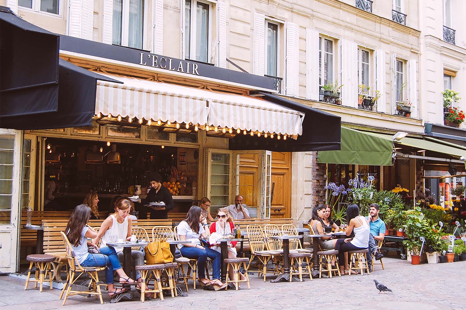 Stroll to the Rue Cler market street just around the corner.