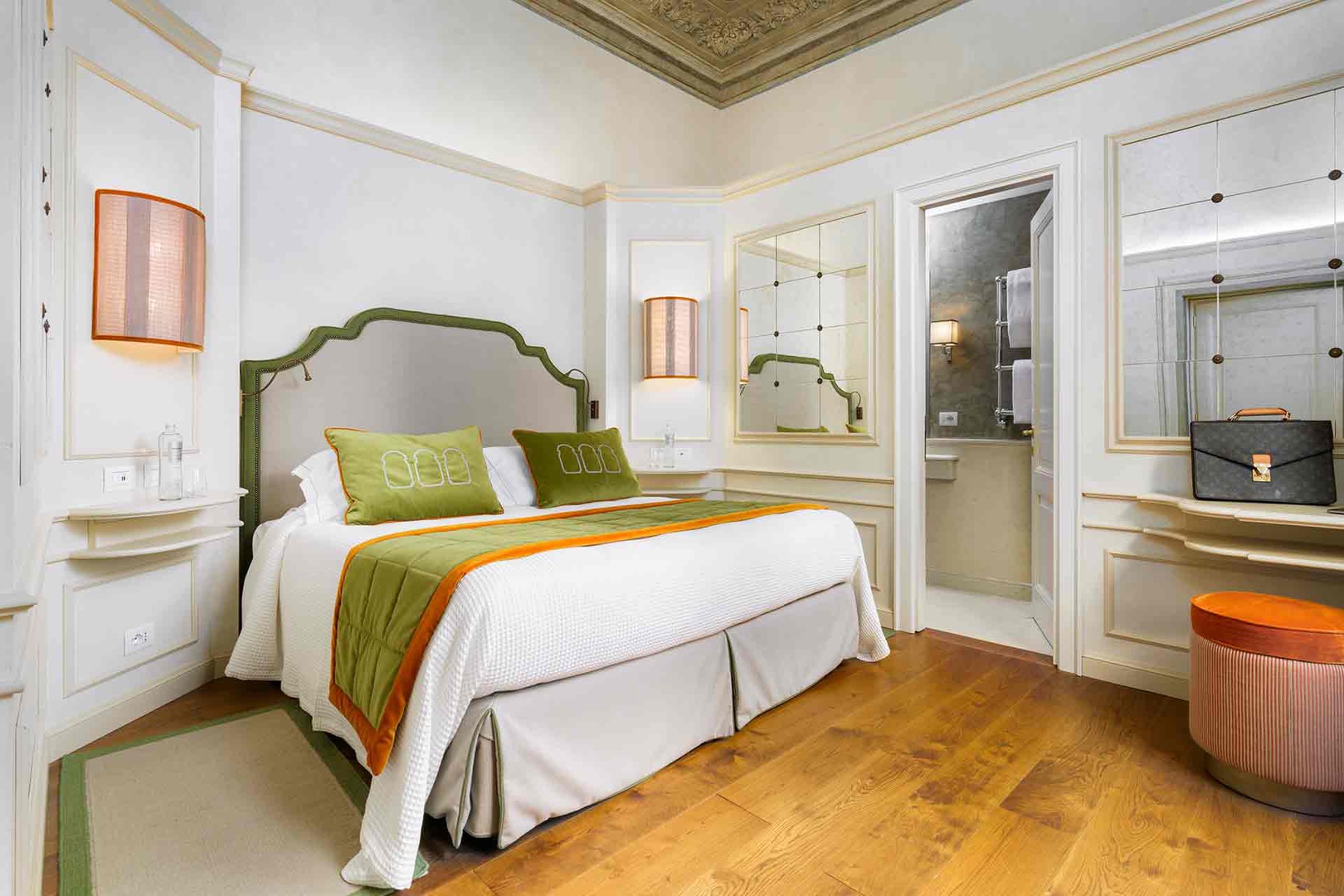 Sink into crisp linens and plush pillows in your beautifully appointed bedroom  2.