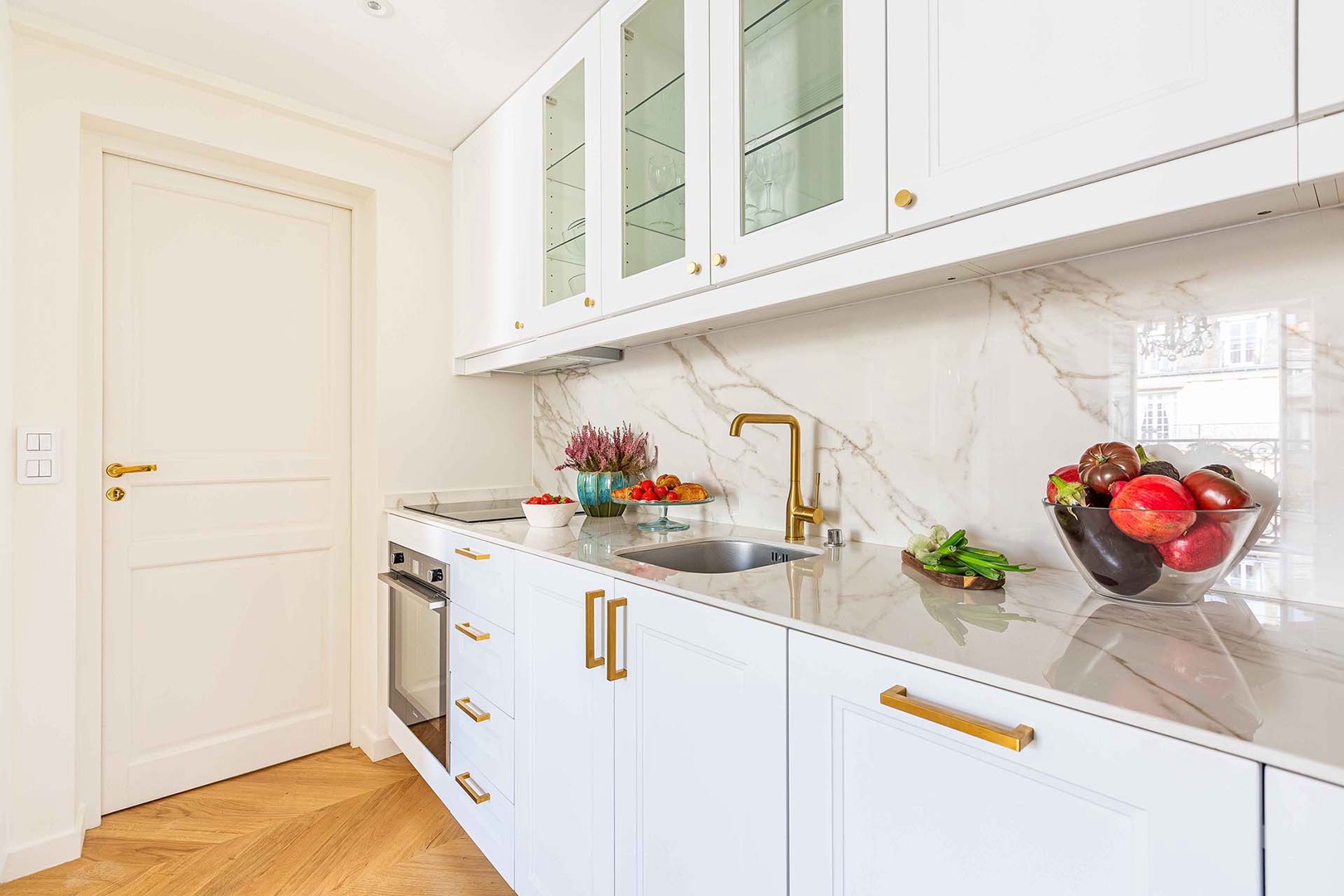 Modern kitchen is a dream for cooking at home.