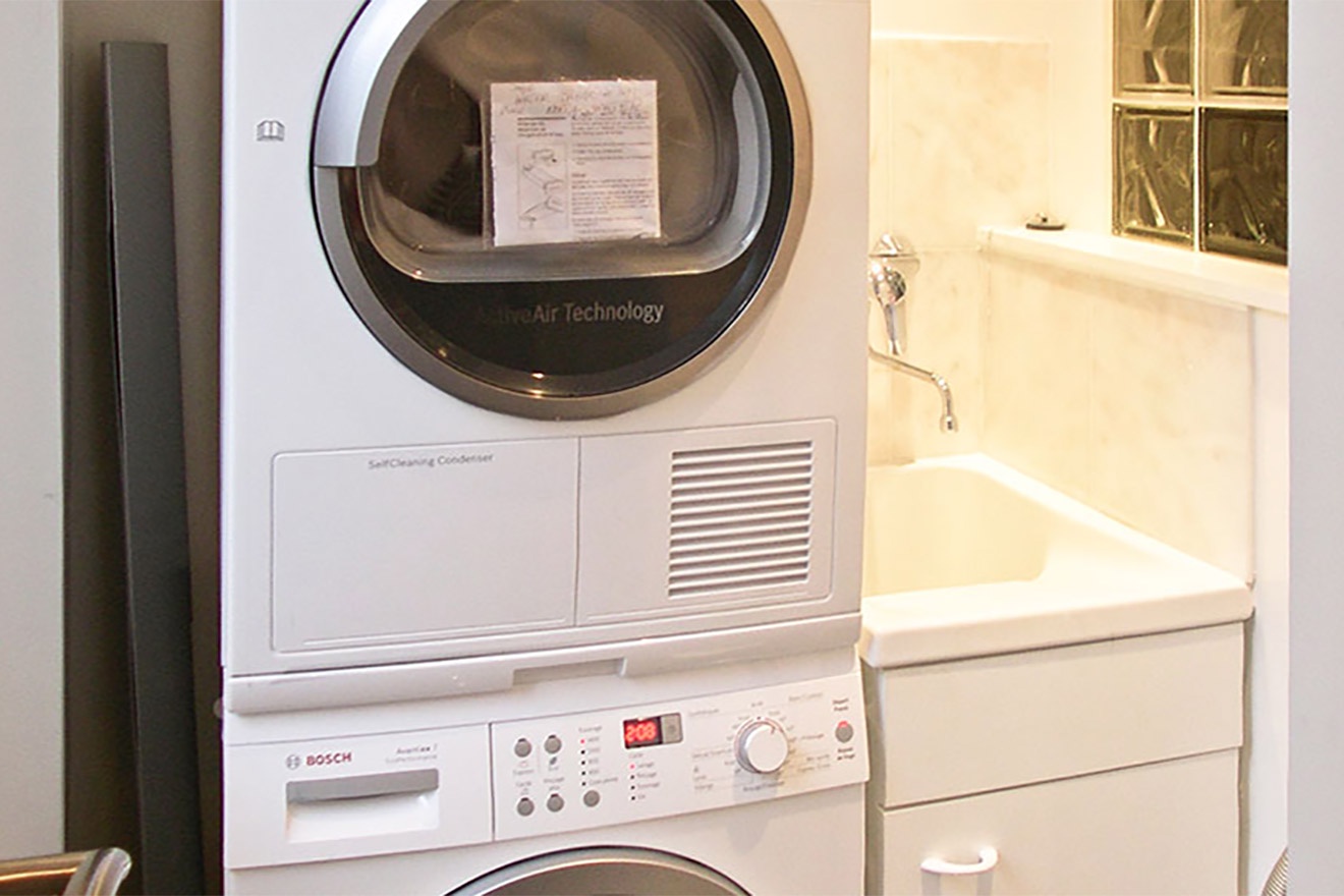 For your convenience, there is a laundry room with washer, dryer and sink.