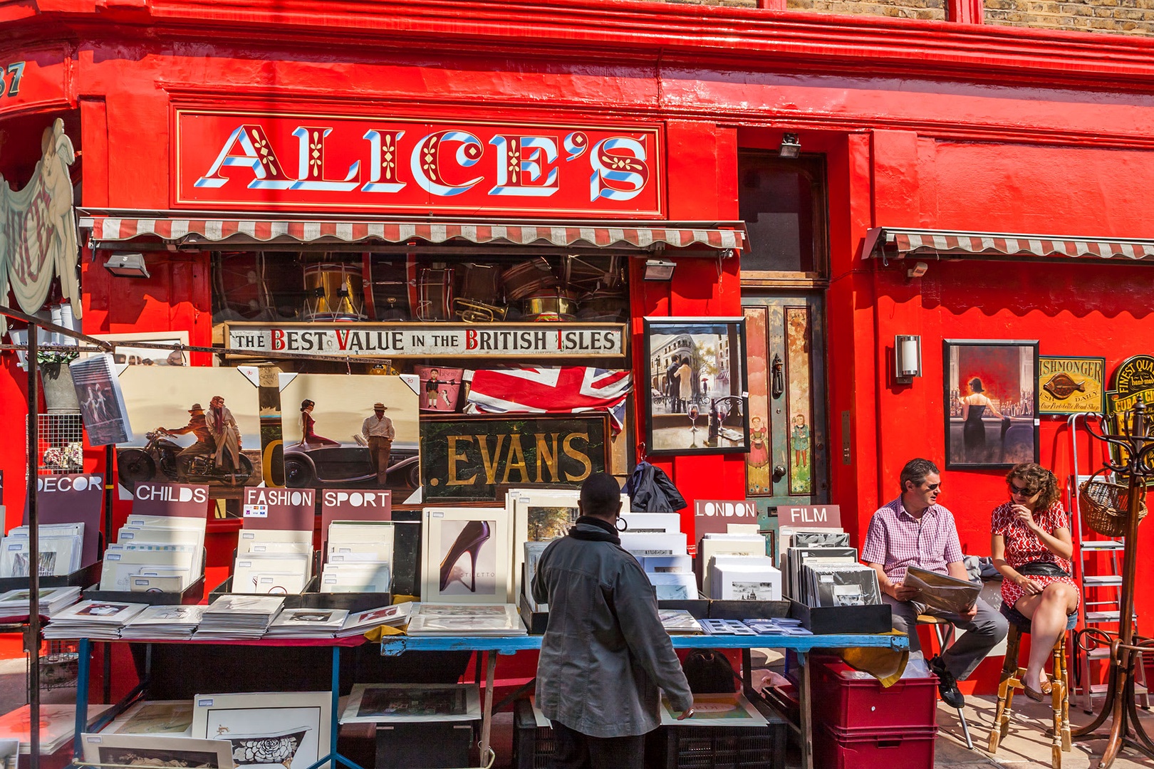 Famous Alice's Store on Portobello Road