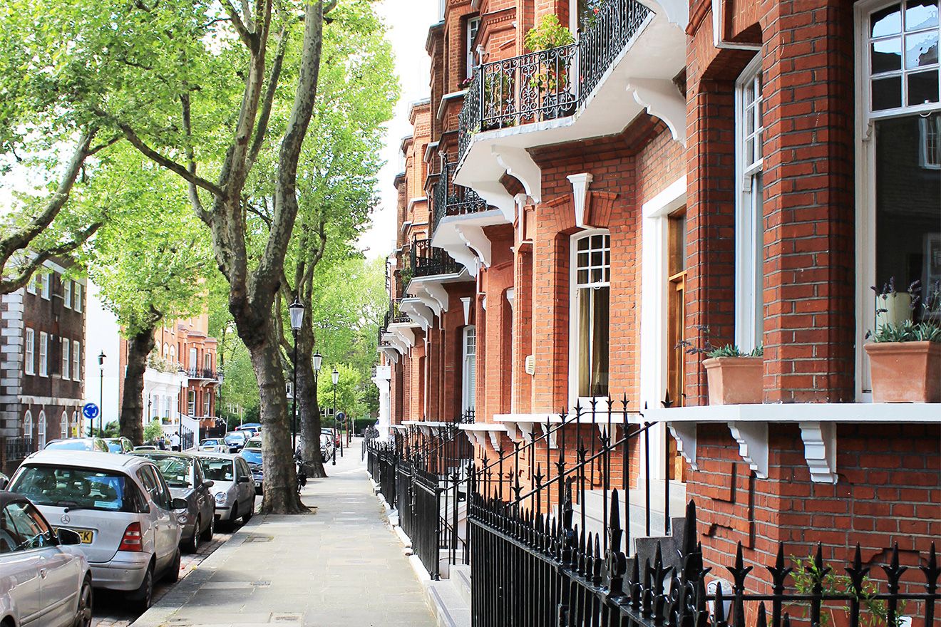 Christchurch apartment is located off of this charming London street