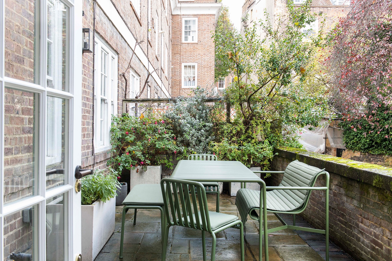 Your own private patio - a rare feature in London!