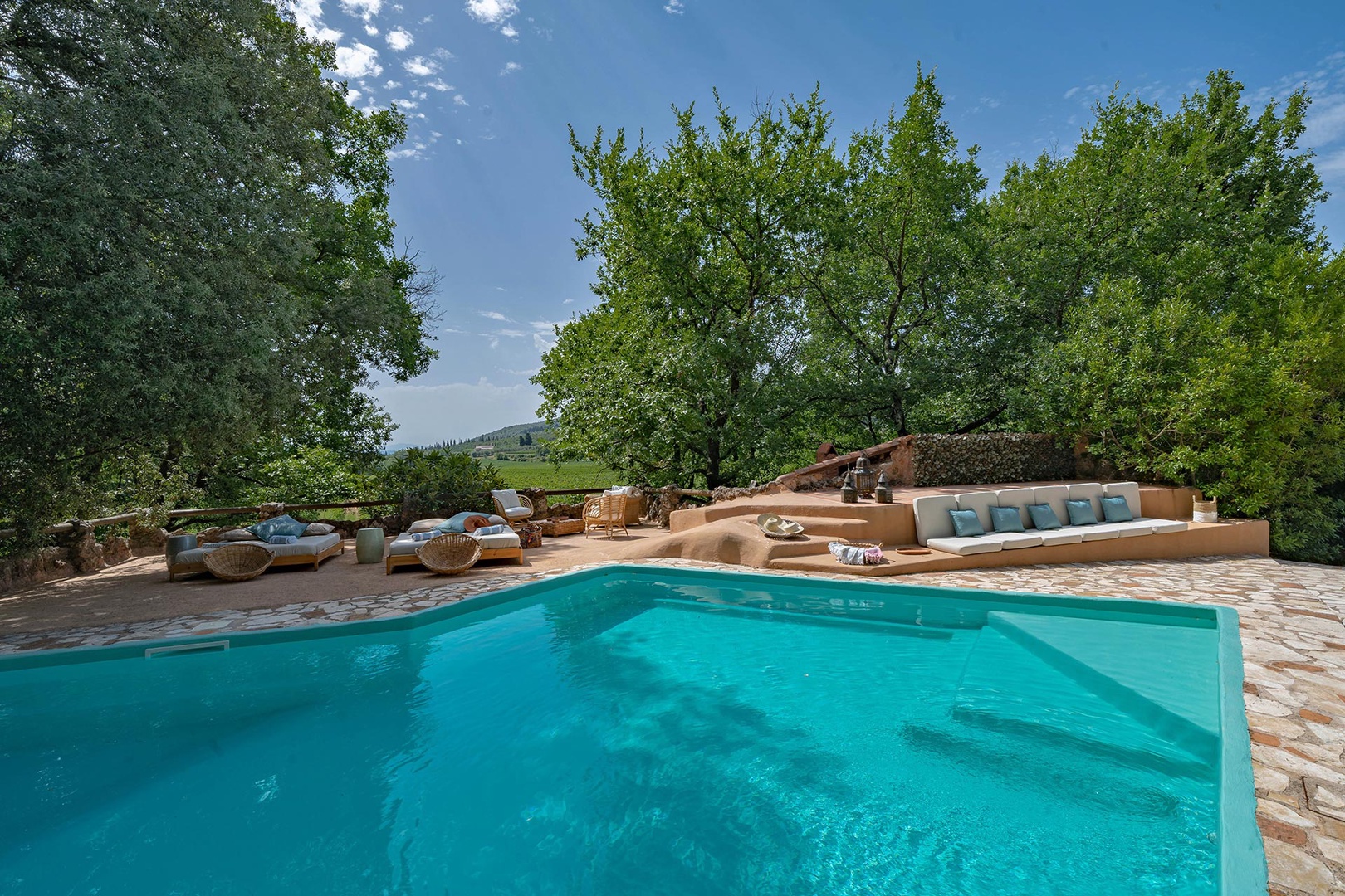 Breathtaking views from the pool area.