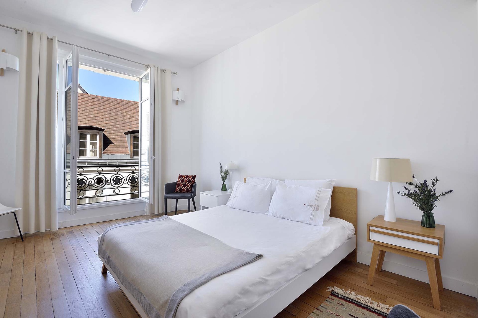 Beautiful bedroom 1 with massive window.