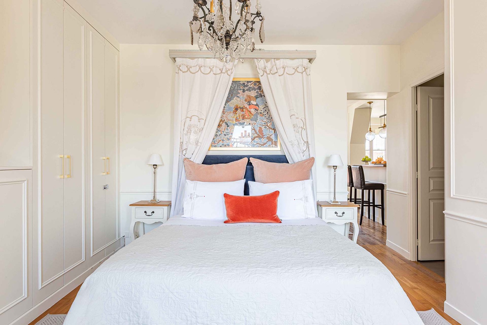 Plenty of well-designed storage to feel at home.