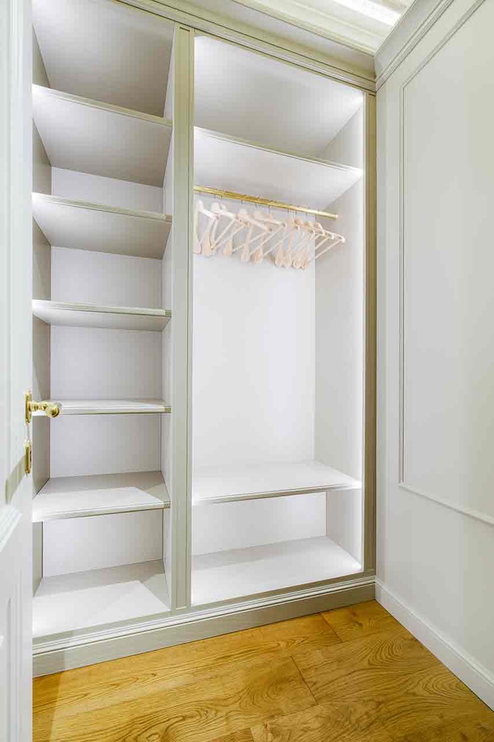 Plenty of built-in storage in bedroom 1.