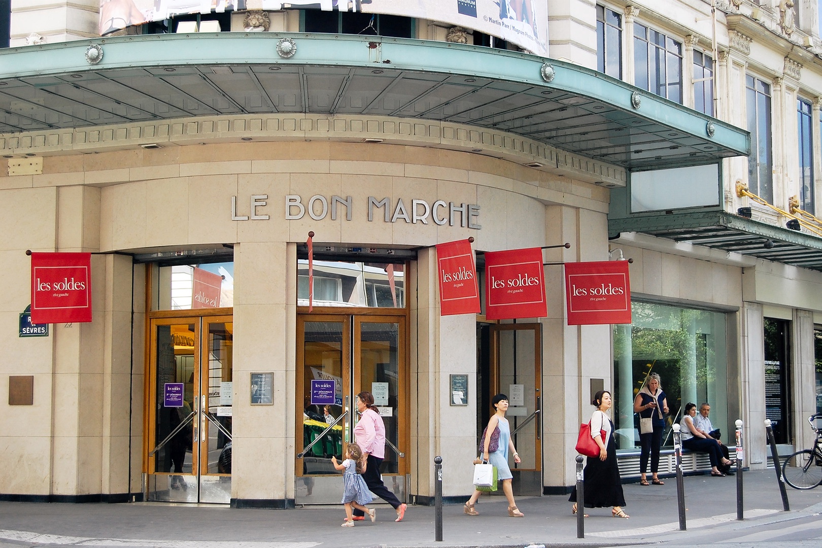 You'll be just down the road from the iconic Le Bon Marche department store.