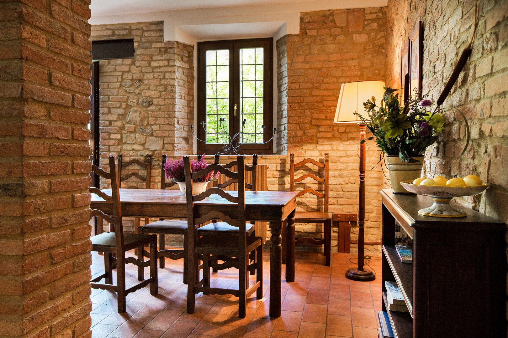 Dining area in the great room.
