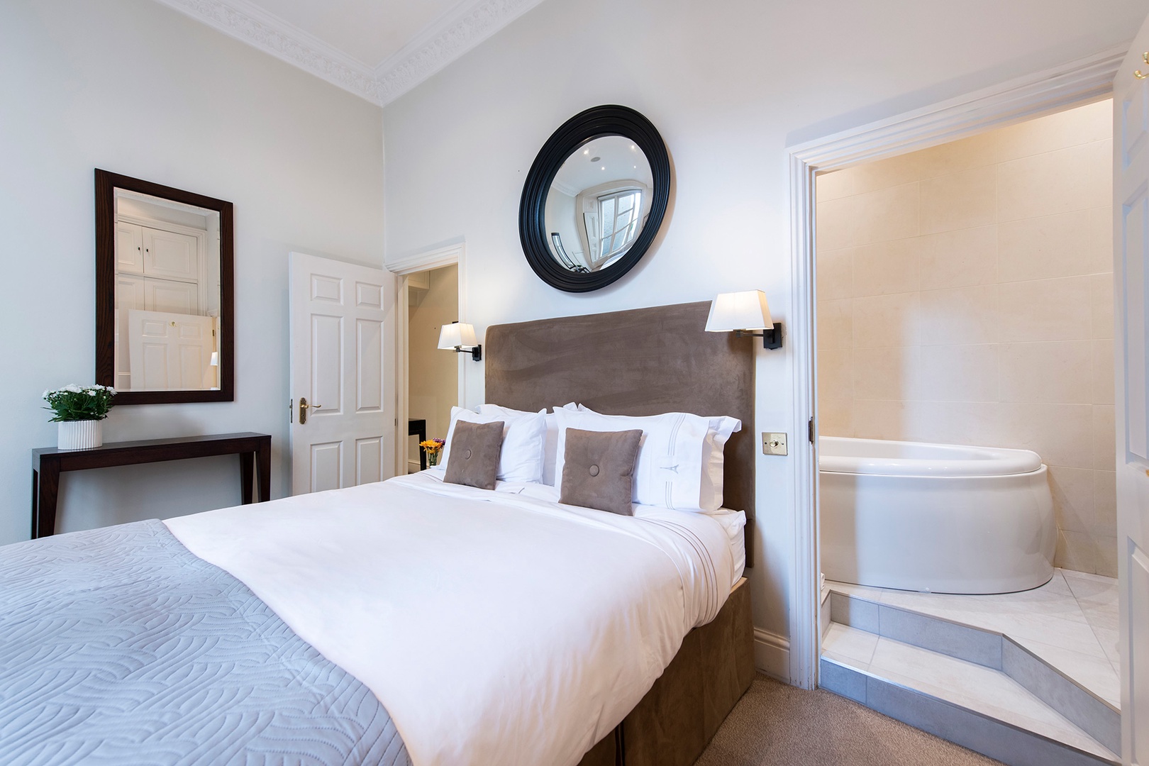 Bedroom 1 features an en suite bathroom.