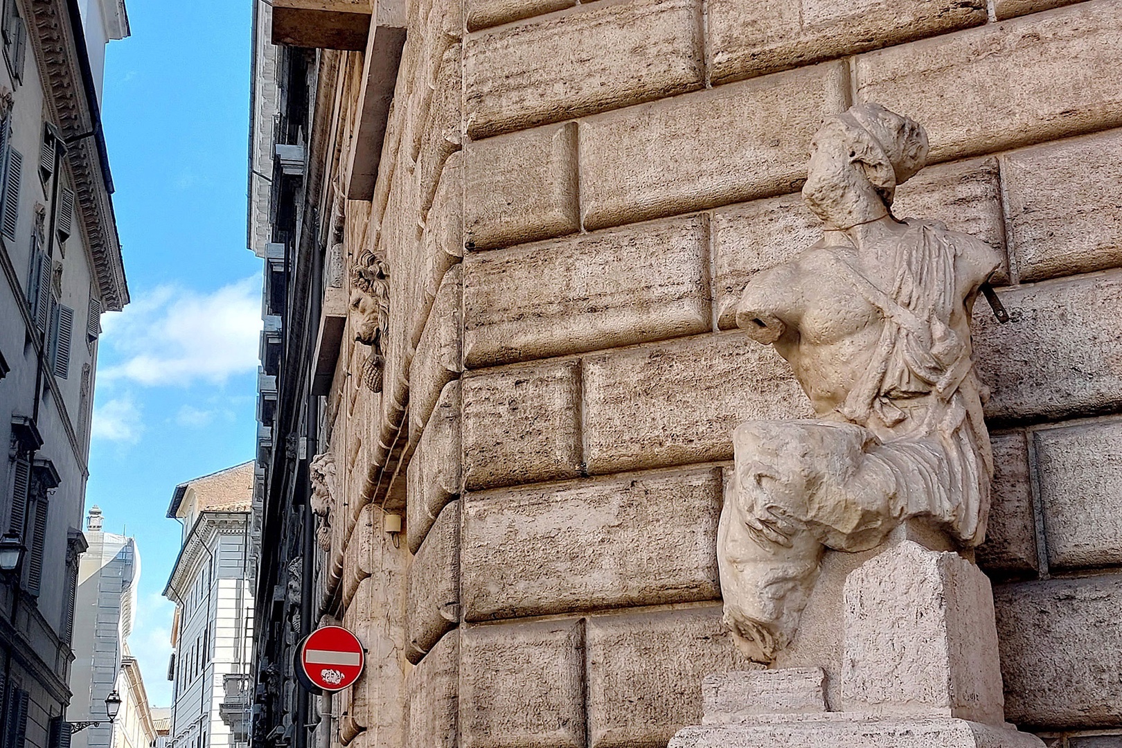 The Pasquino, one of Rome's famous 'talking statues'