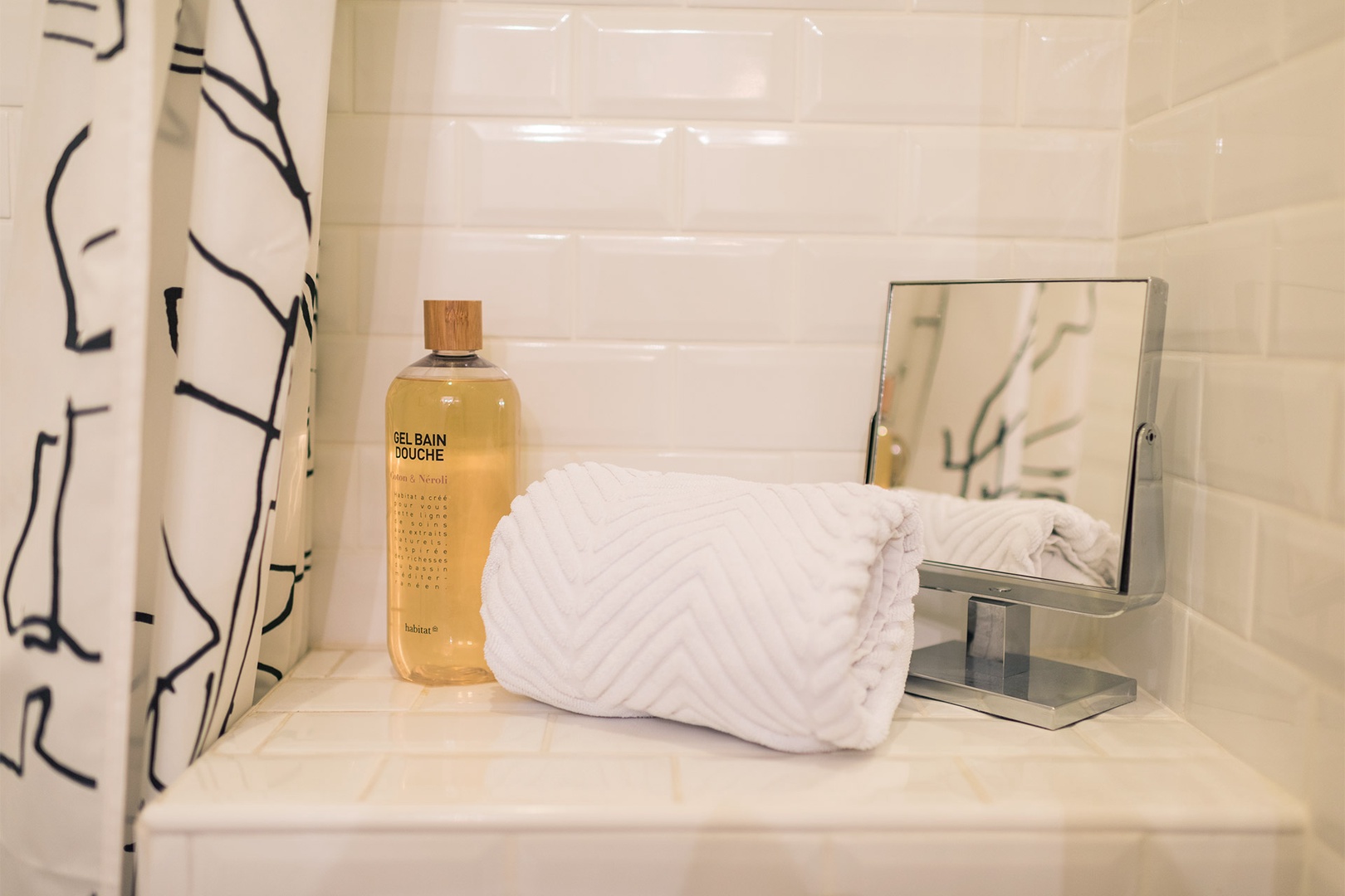 Fluffy towels, soaps and all the luxuries of home await you.