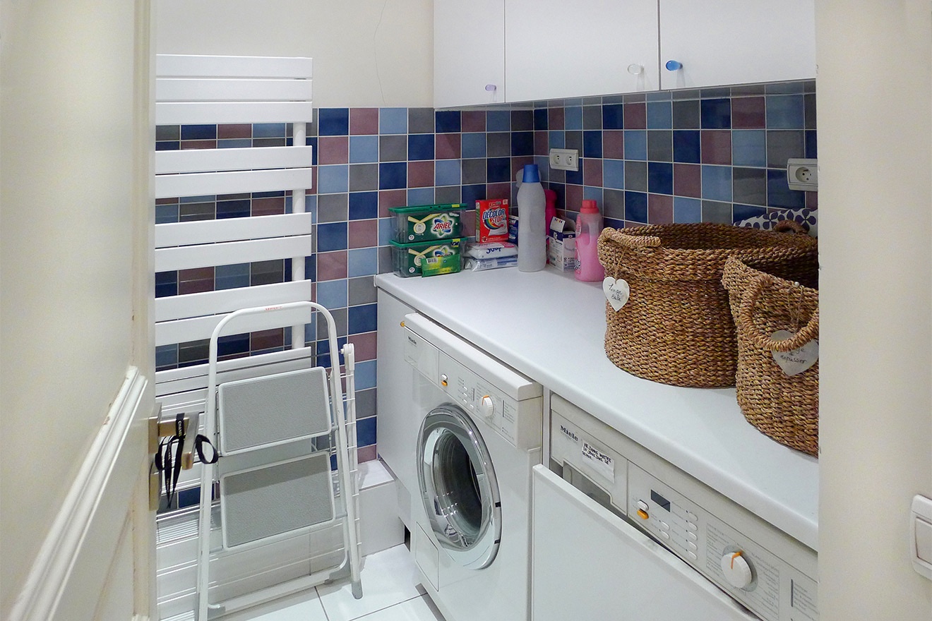Laundry room with washer and separate dryer for your convenience