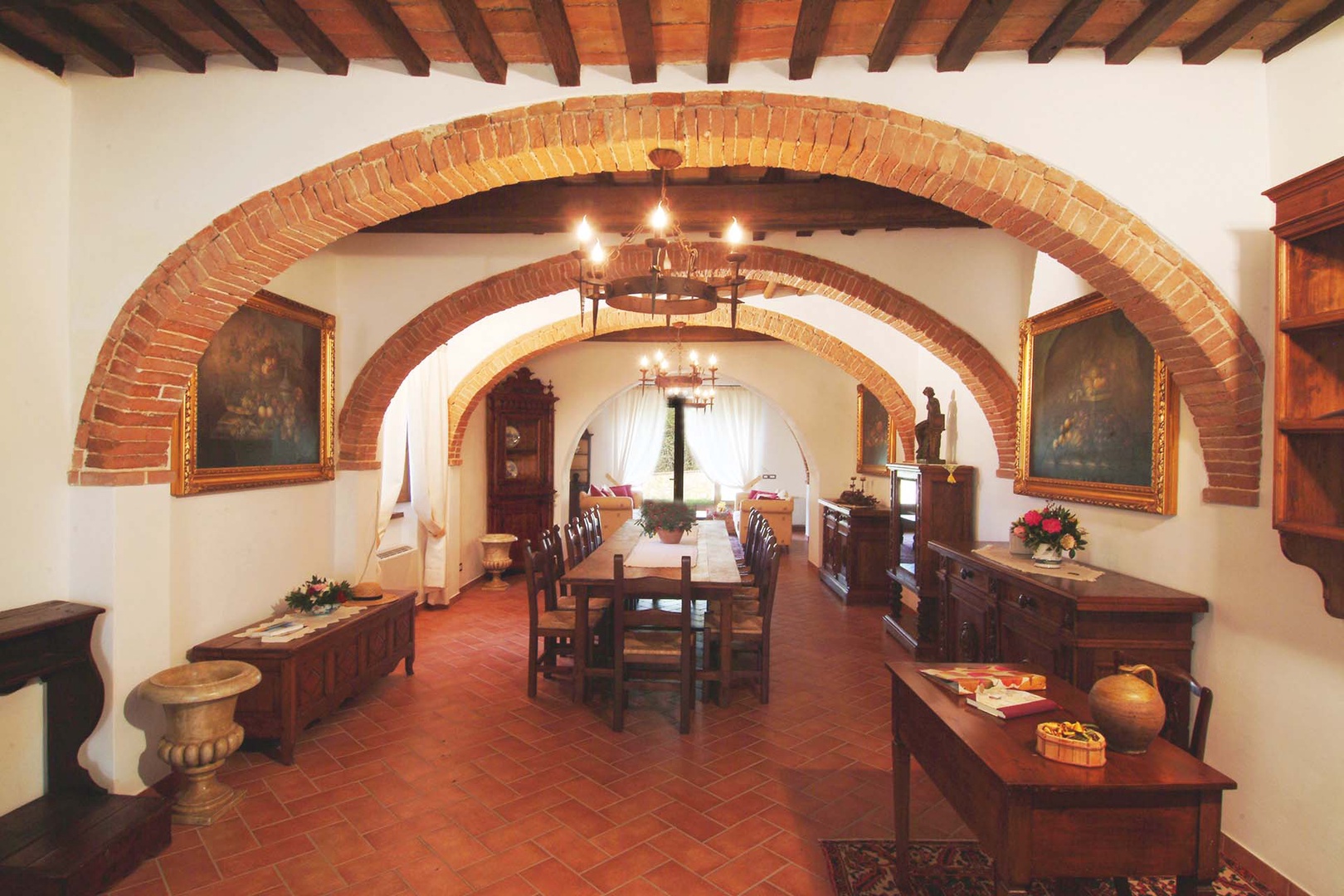 Large dining area