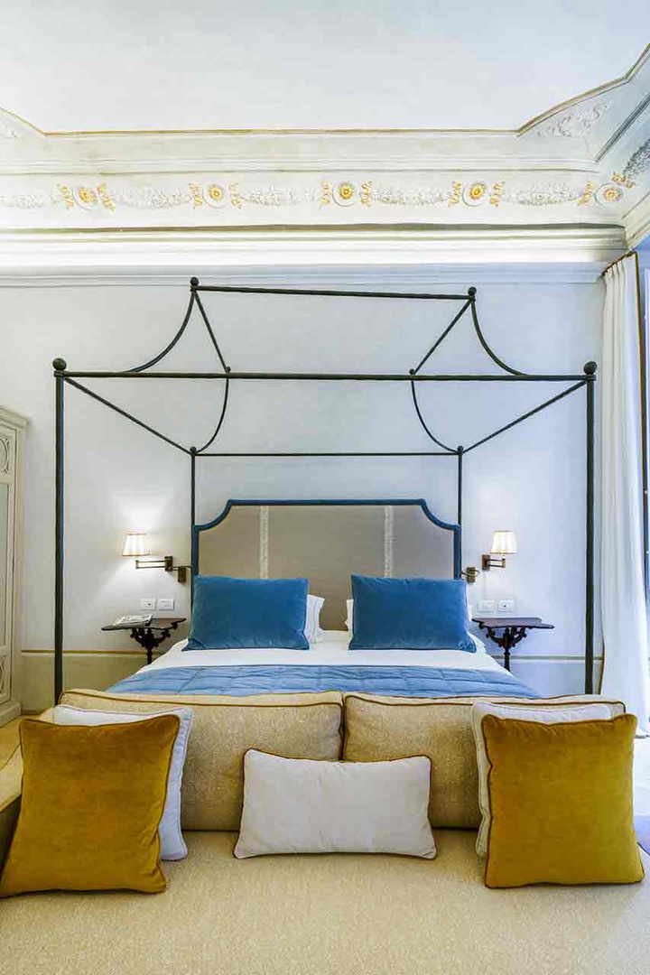 Elegant period details frame your serene retreat.