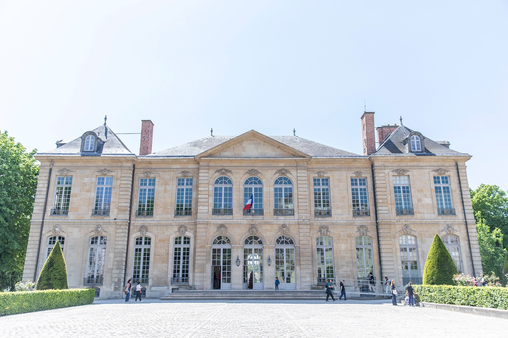 The beautiful Rodin Museum where the great artist lived and worked.