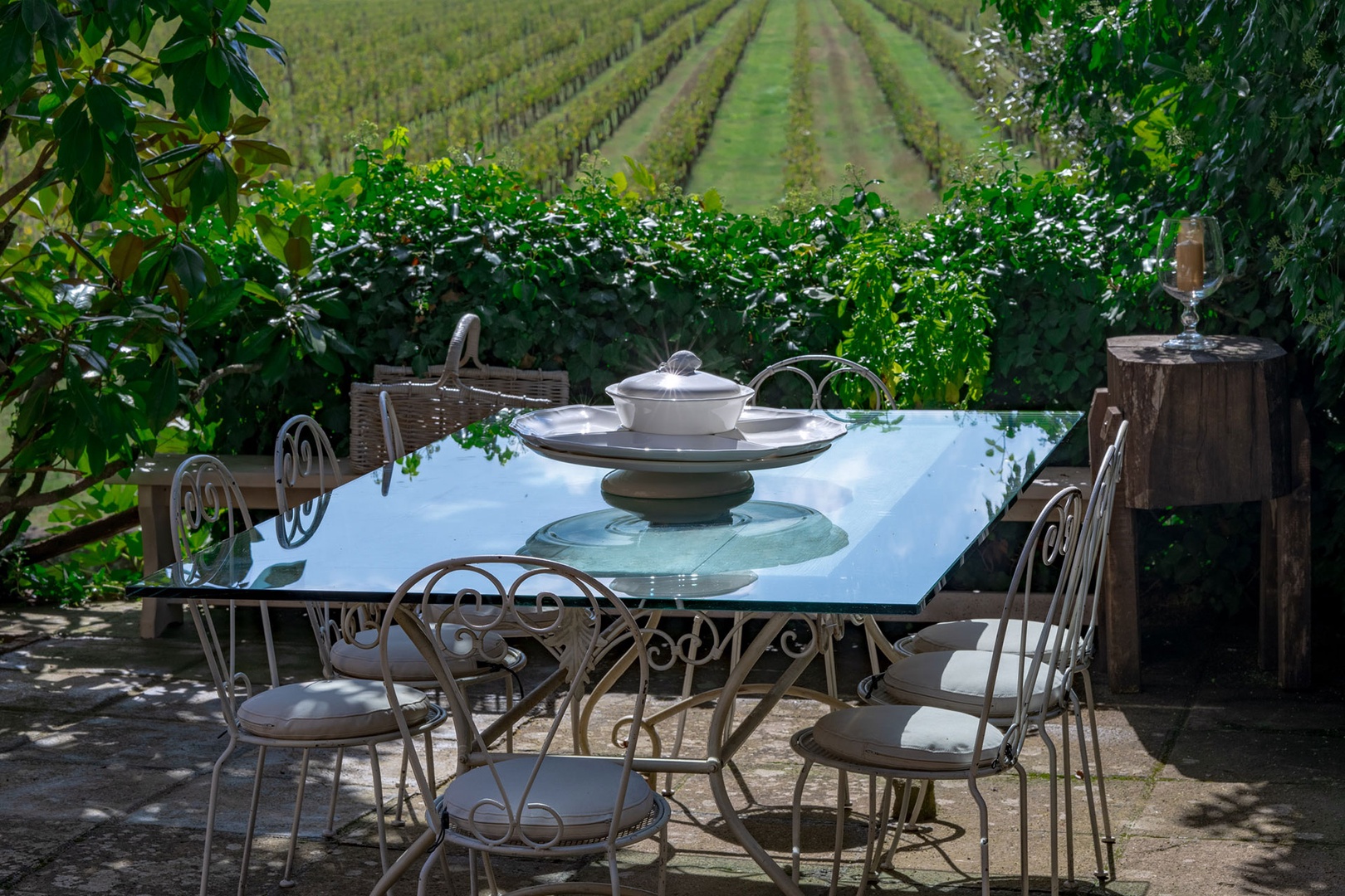 Plenty of outdoor space to dine al fresco