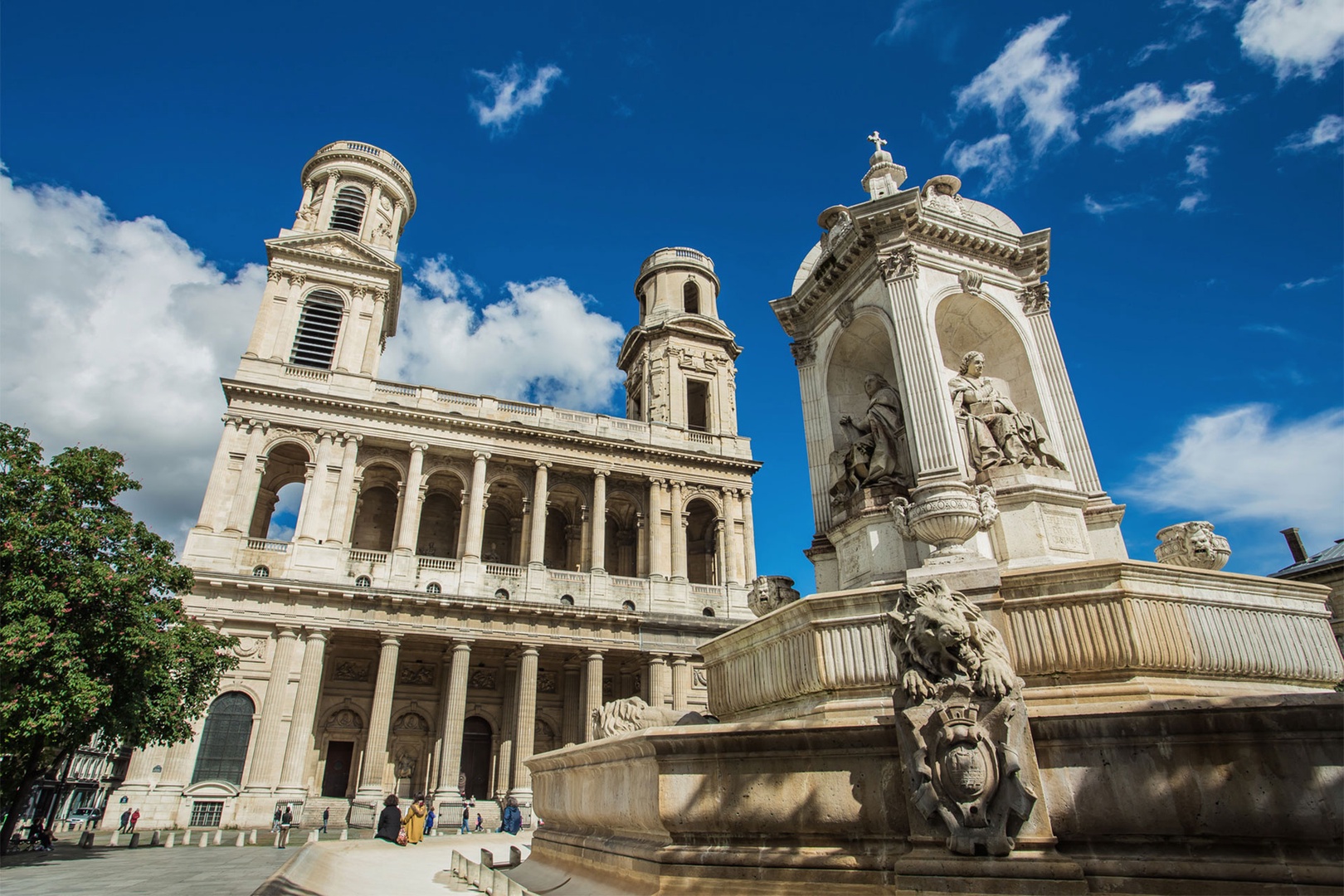 Visit the beautiful Saint-Sulpice church nearby.