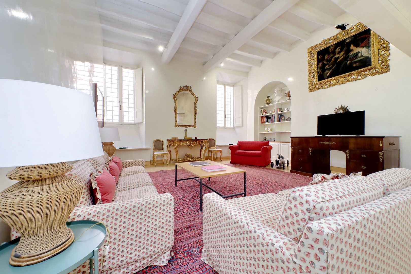 Large and comfortable living room at the Borgehse.