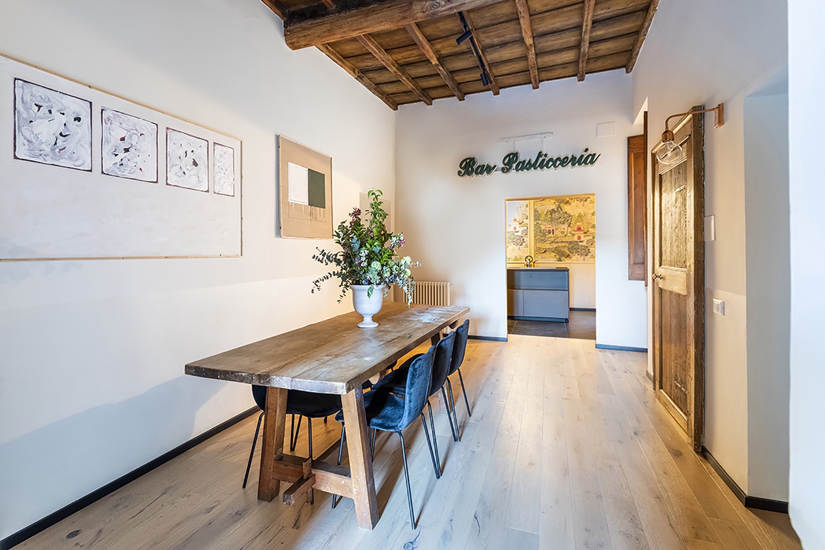 Spacious dining room