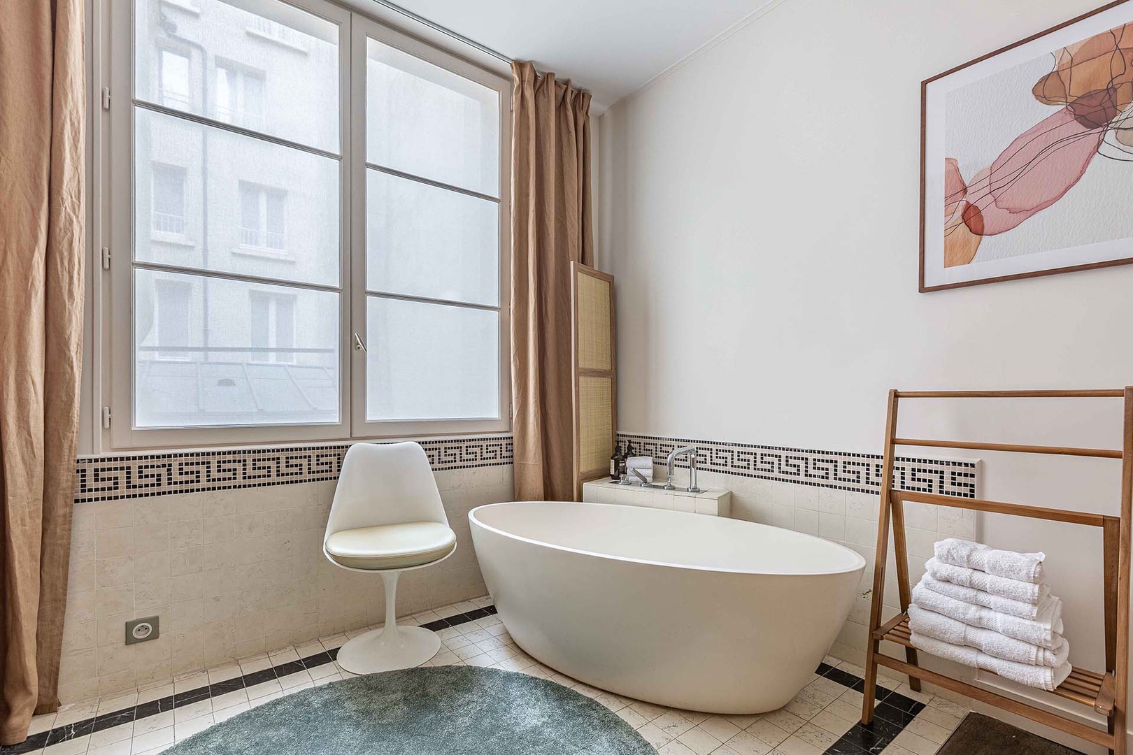 A luxurious feature for relaxing after a day of sightseeing