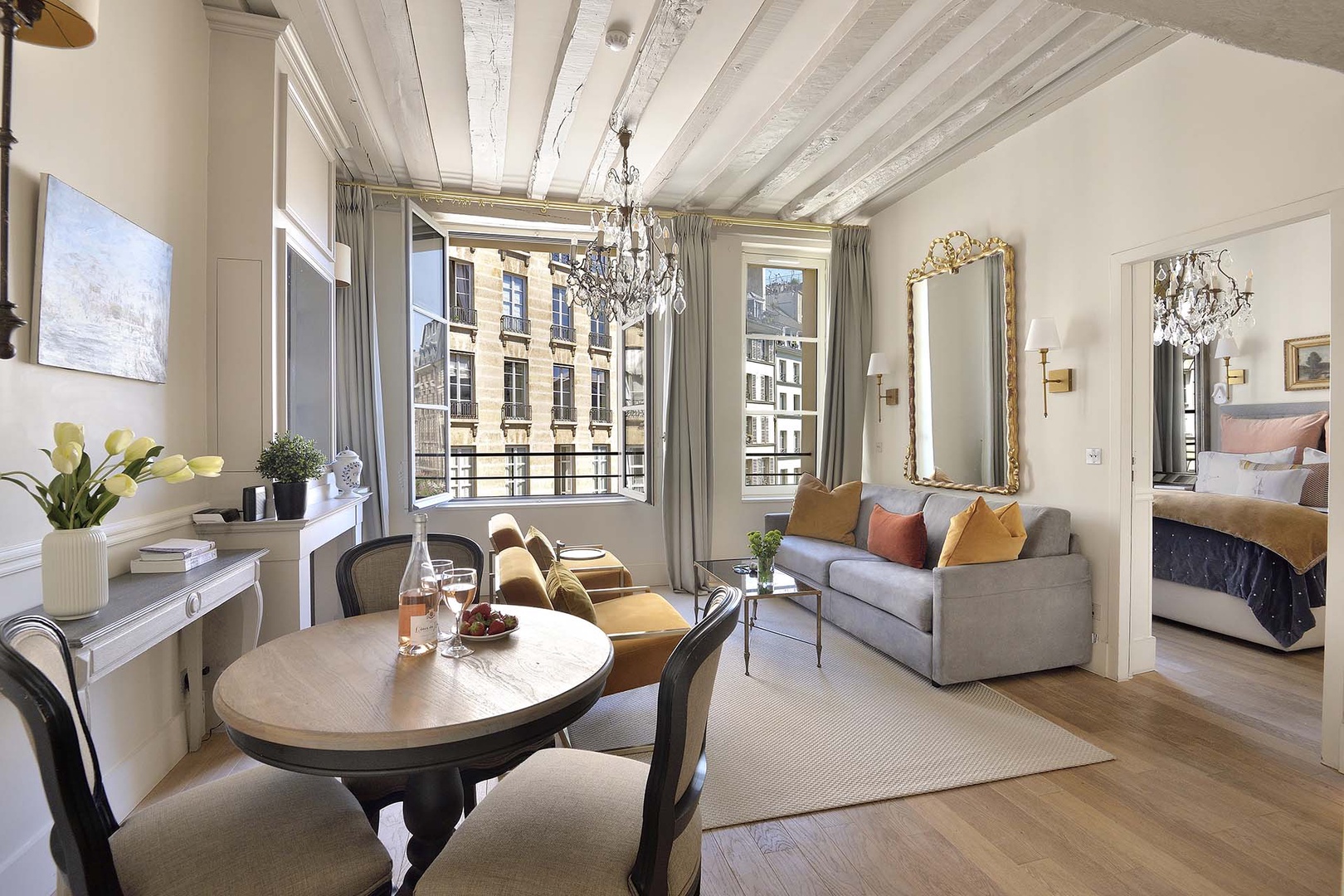 Place Dauphine One Bedroom Apartment Rental Paris