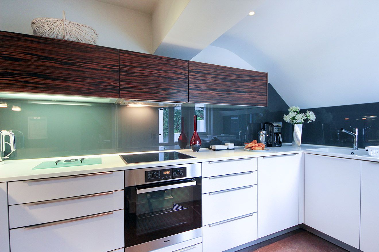 Designer kitchen is fully equipped with everything you need