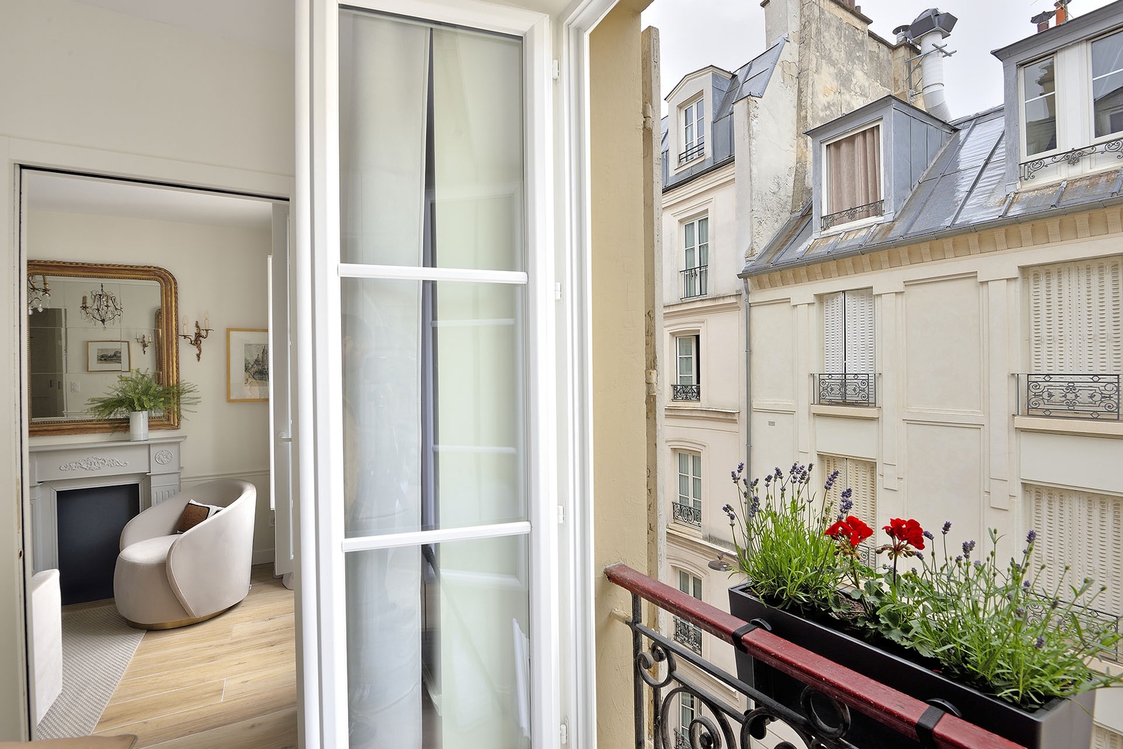 Set on a quiet street in the 7th arrondissement.