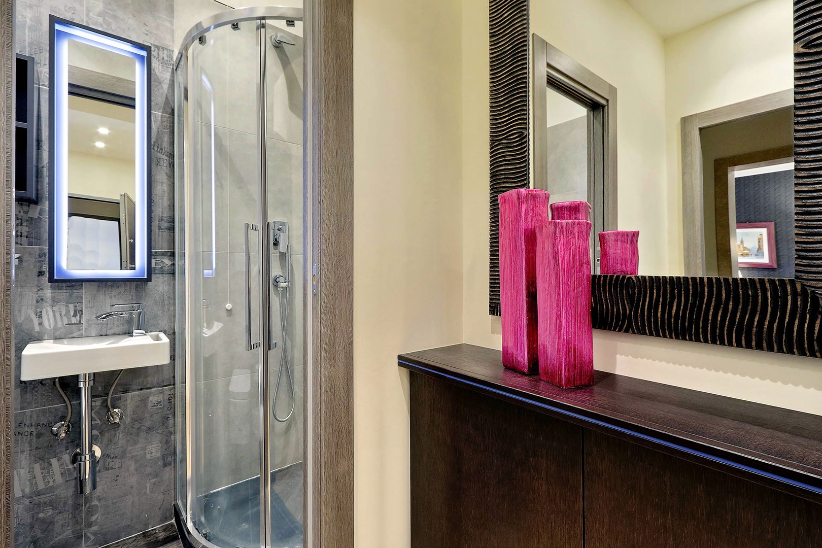 Excellent feature to have a third bathroom.
