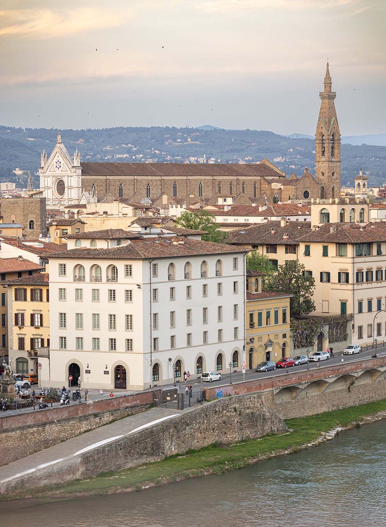 View of the Basilica of Santa Croce from Torella.