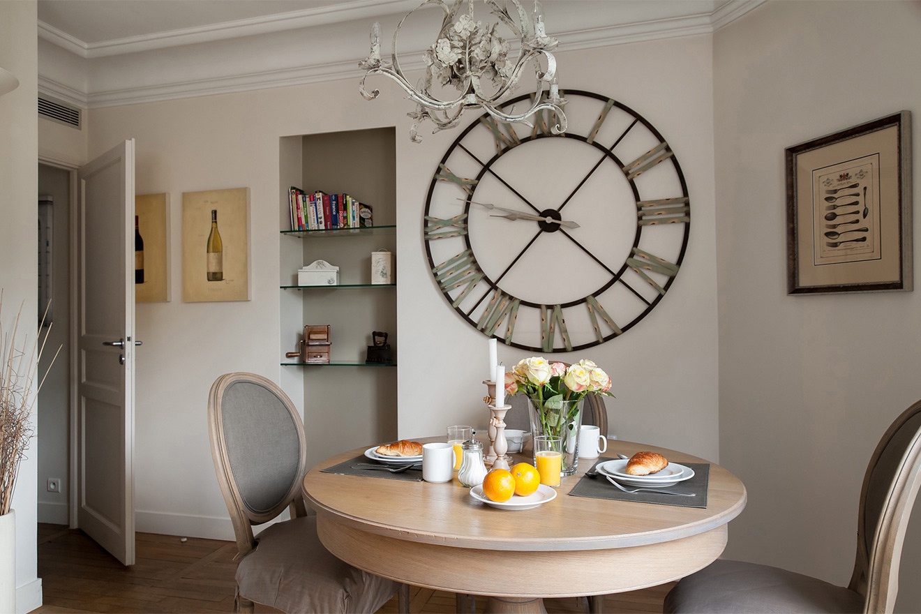 Have a French breakfast in the comfort of your own apartment.
