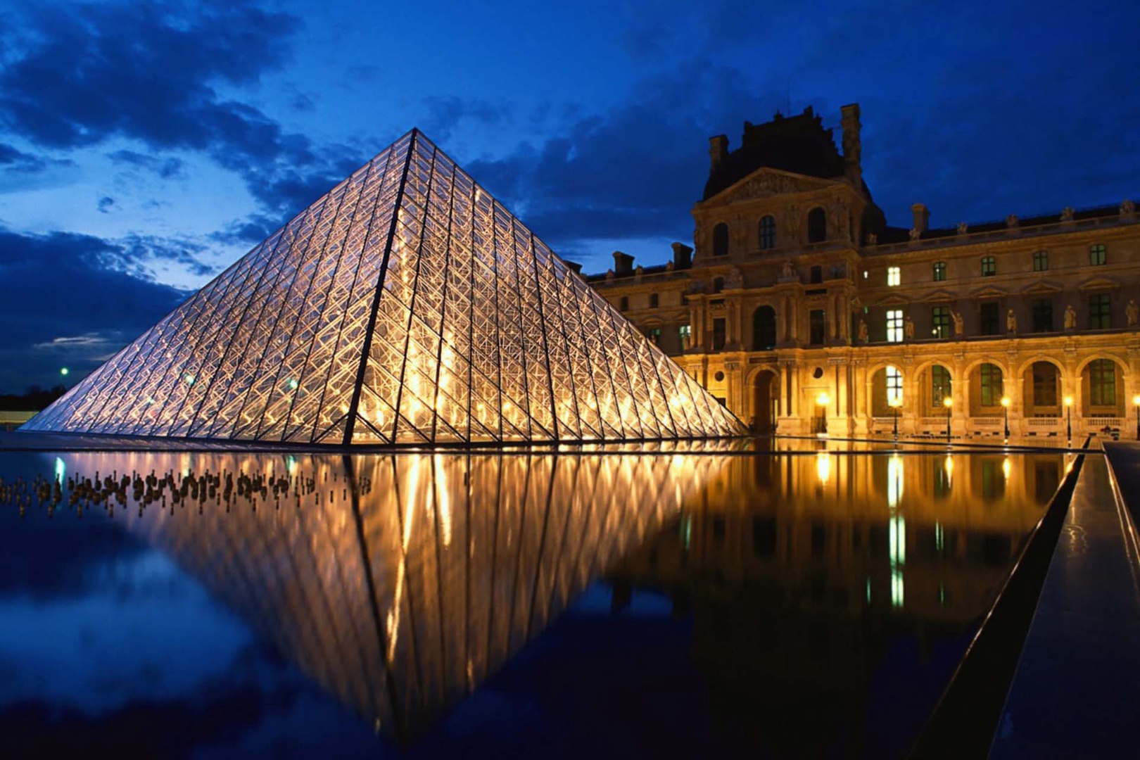 The Louvre is a spectacular site.