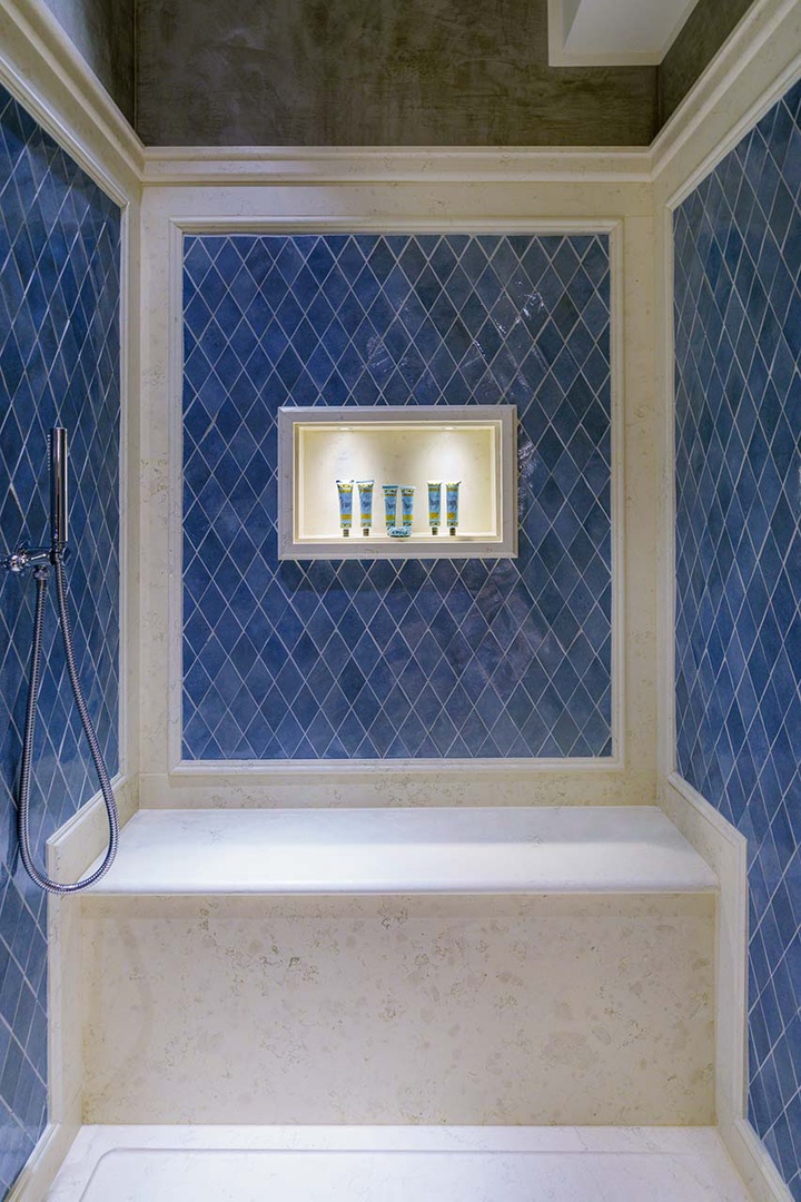 Gorgeous tile details in bathroom 3.