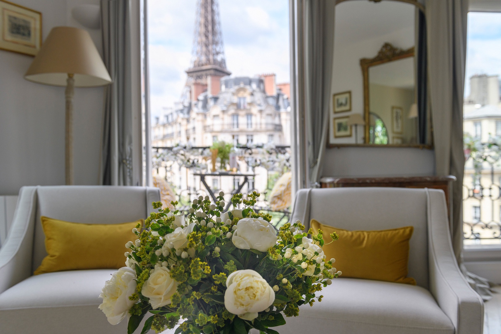 Welcome to the Champagne rental with stunning Eiffel Tower views!